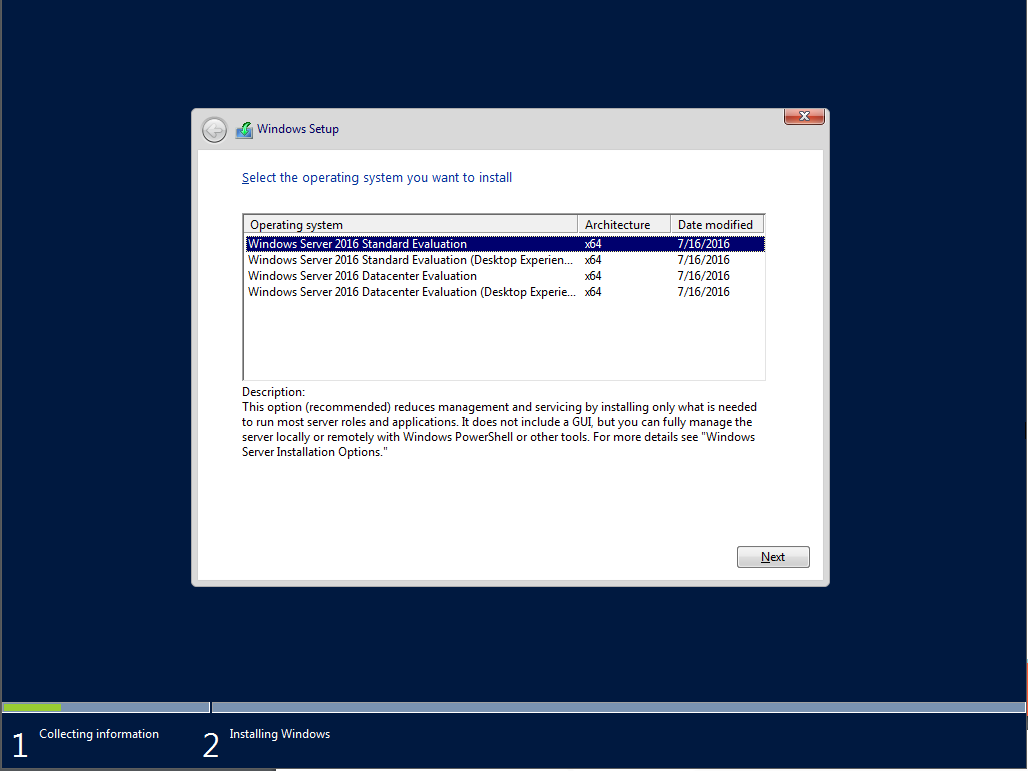 Installation Options